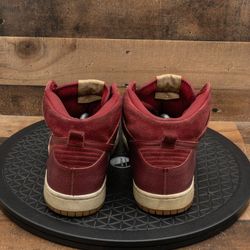 NIKE SB DUNK PRO HIGH TEAM RED FILBERT MENS ATHLETIC SHOES RETRO 