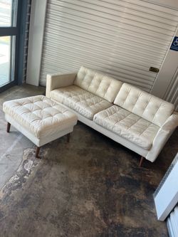 SOFA WITH OTTOMAN