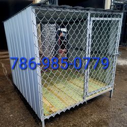 4x4x4 Heavy Duty Dog Kennel Ready To Go Message Me If Interested