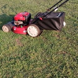 21-in Cut Front Wheel Drive Lawn Mower Easy To Start Ready To Cut