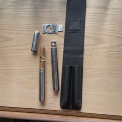 Cigar/Flask Jacket Pocket Case