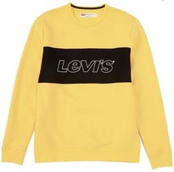 Levi’s Mens Layson chest logo crew fleece