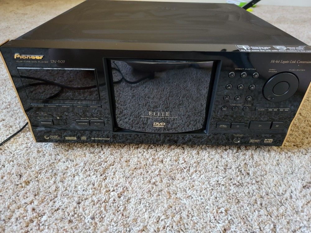 Pioneer Elite DV-F07  DVD/ CD Player 