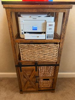 Wooden storage unit