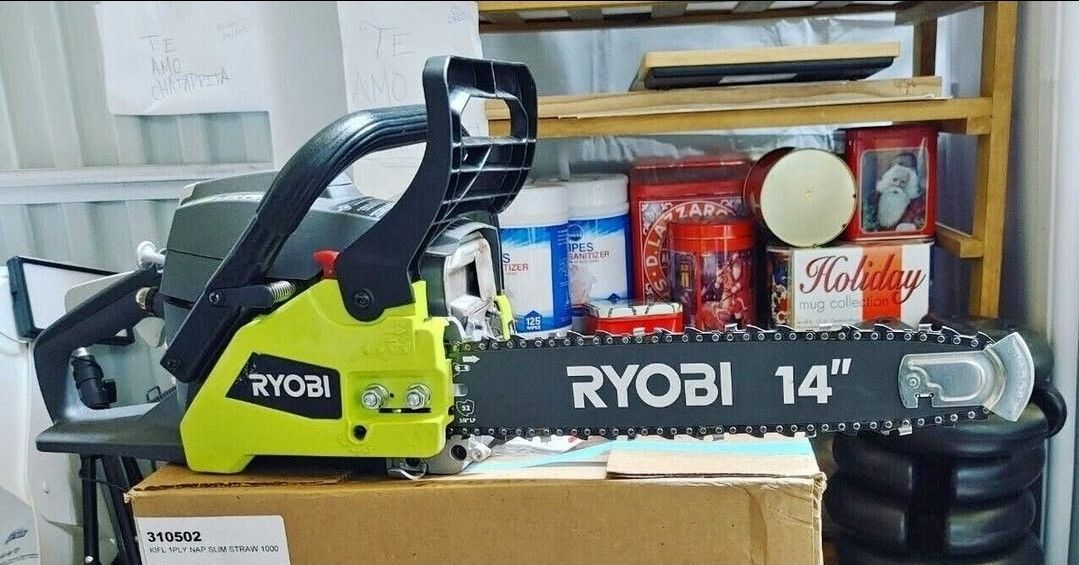 RYOBI 14 in. 37cc 2-Cycle Gas Chainsaw