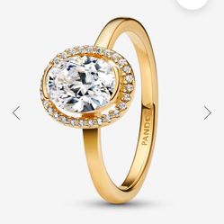 14k Gold Plated Promise Ring From Pandora