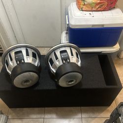 JL audio w7 subwoofers with ported box