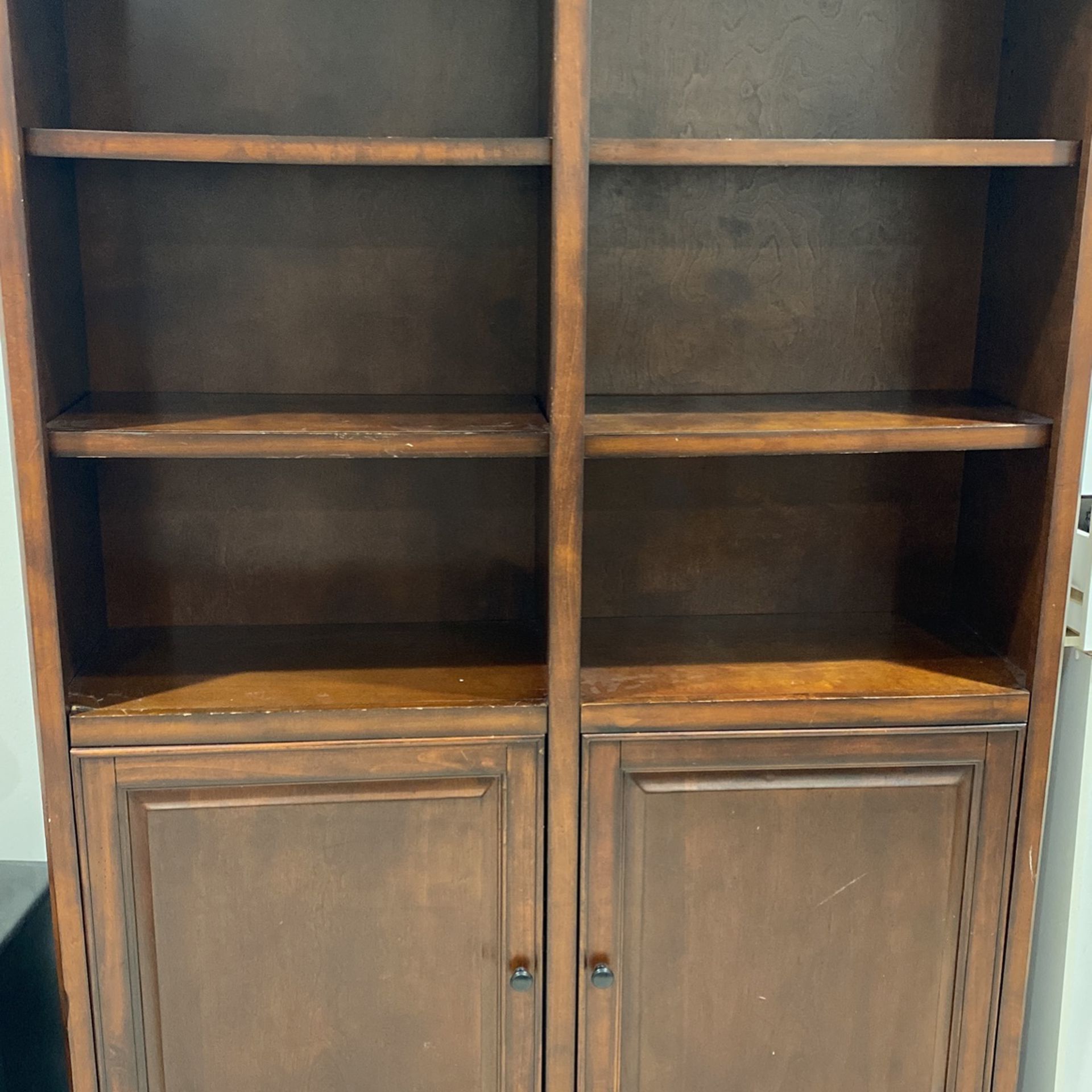 Solid wood book case