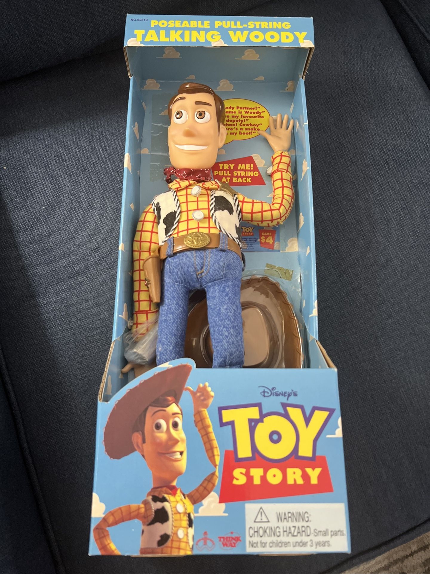 Toy Story Woody 1995  Thinkway Toys NIB New