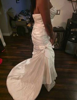 Strapless Mermaid Wedding Dress with Train