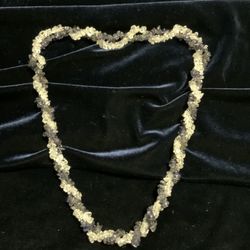 Collar De Amatista Y Cuarzo