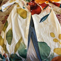 Large Button Down Dress Or Open Jacket