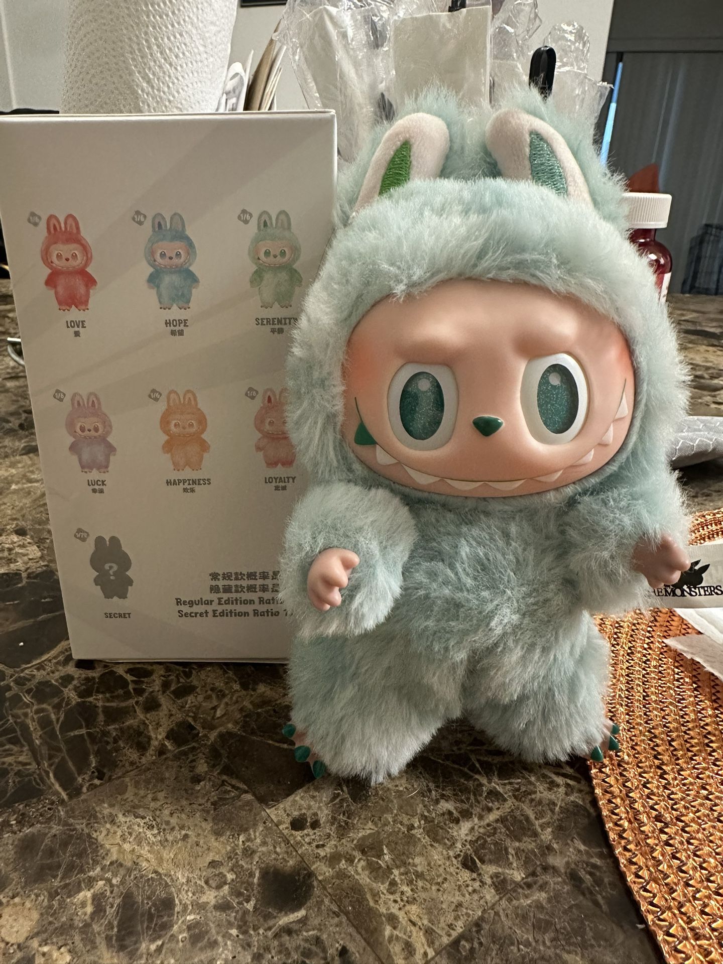 Big Into Energy Labubu For Sell The Color Is Green Serenity