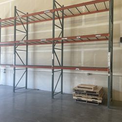 16‘ X 8 Commercial Shelf For Pallets One Section