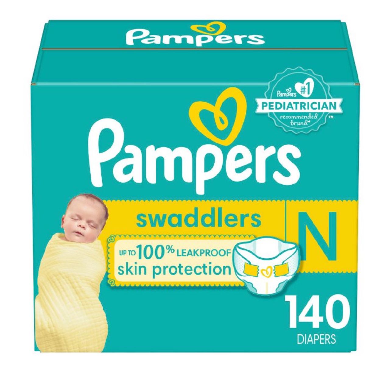 Newborn Pampers Swaddlers Diapers