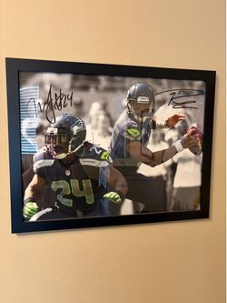 Russell Wilson Marshawn Lynch Print