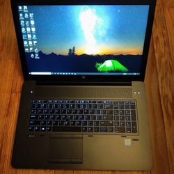 HP Zbook 17 High Speed Gaming/WorkStation Intel Core i7-6820HQ 16 GB RAM 512 GB NVMe SSD 1080P LCD Nvidia Quadro M3000M GPU Windows 10 Professional