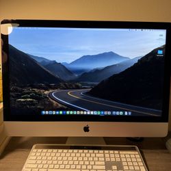Apple iMac 5K 27” 2019 W/ Keyboard & Mouse
