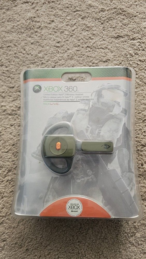 Halo 3 XBOX 360 Headset Collectors Edition NEW IN BOX NEVER OPENED