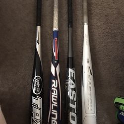 Baseball Bats 31” -32”  High School-College  Level