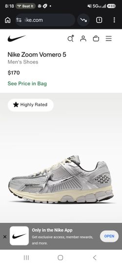 Nike Zoom Vomero Grey Fog Chrome