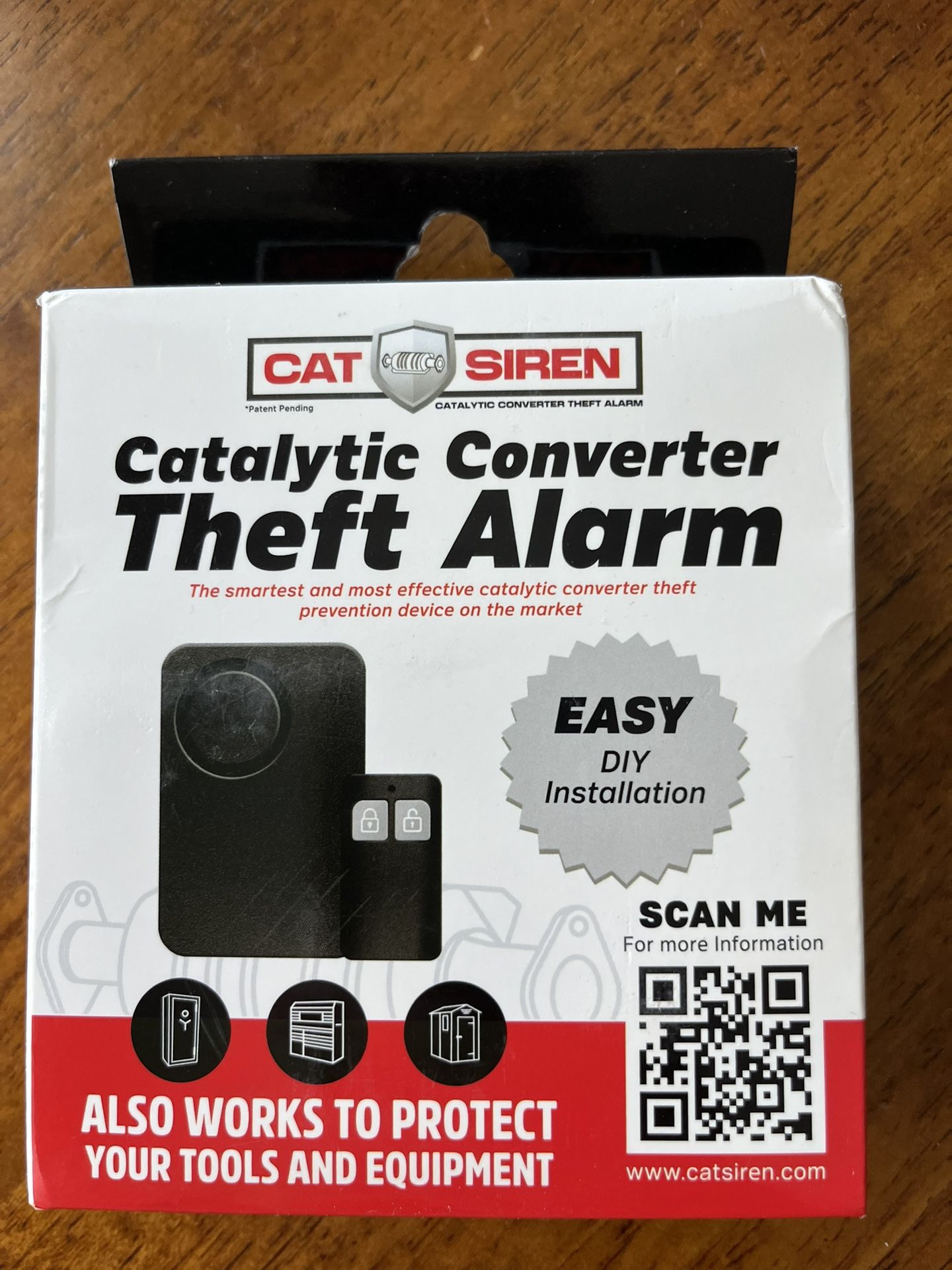 Catalytic Converter Theft Alarm