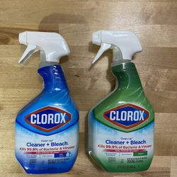 Clorox cleaner with bleach 