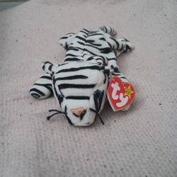 TY Beanie Baby: Blizzard the White Tiger