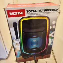 ION 650W Total PA Freedom – High-Power PA Speaker + Wireless Mic | Indoor/Outdoor Events