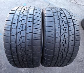 2 USED TIRES CONTINENTAL 245/45/20