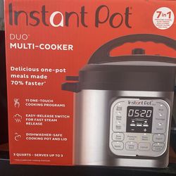 Instant Pot Duo 7-in-1, 3 Quart Mini Electric Pressure Cooker