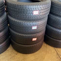 4-used Tires 275/70/R18 Michelin For 250.00 Installed. Free Mount And High Speed Balance Included.