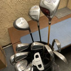 Complete Man’s Golf Club For Starters (RH)with Putter And Bag