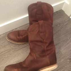 men's leather boots, size 11.5