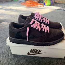 Travis Scott x Air Jordan 1 Retro Low OG SP 'Velvet Brown' Size 8