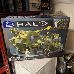 Megabloks New Sealed MEGA Halo Infinite Unsc Elephant Sandnest Tank with 2041 Pieces Lego