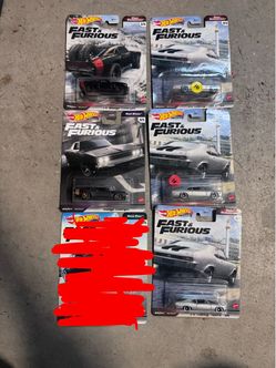 Hot Wheels Fast & Furious Premium Die-Cast Cars Lot of 5