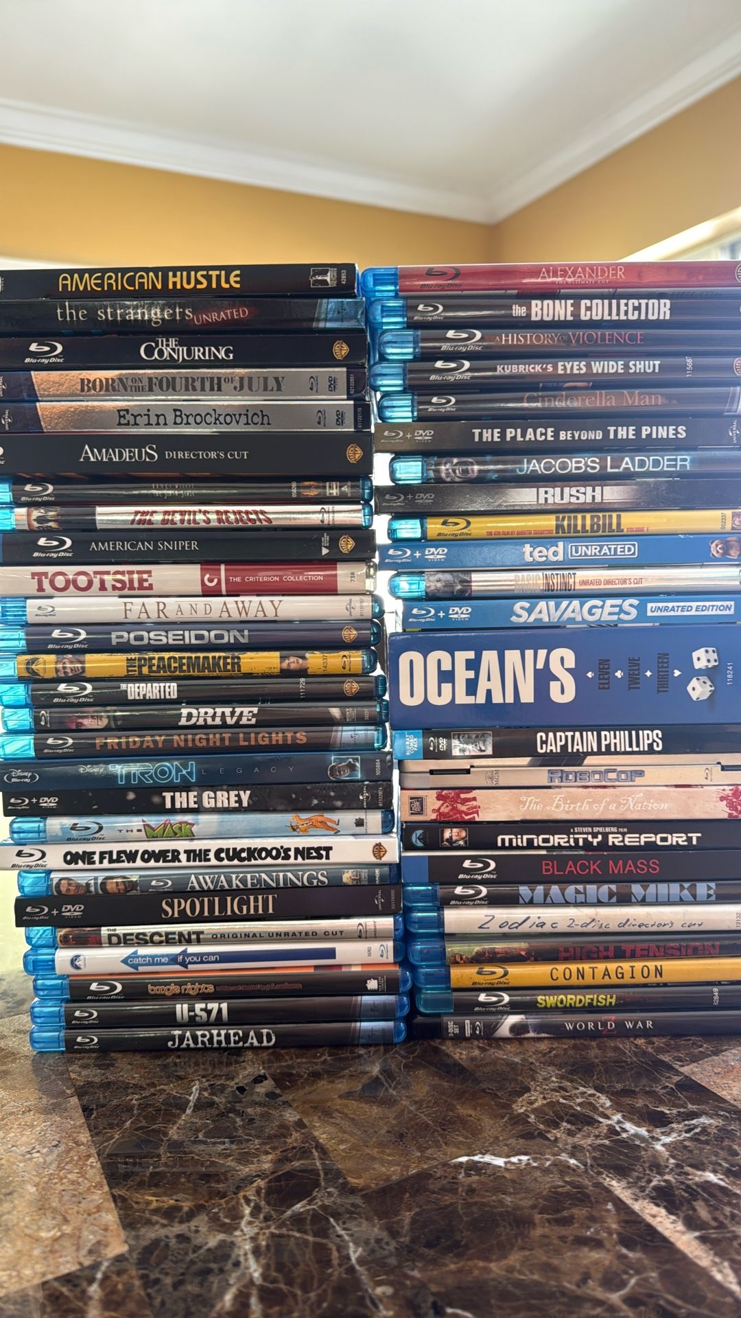 Blu-ray Bundle, Like New Movies ,,$80