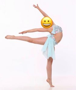 Glamour Lyrical Dance Costume – Child XL