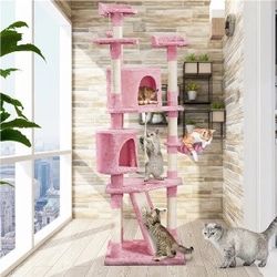 Cat Tree with Scratching Post 79 Inch