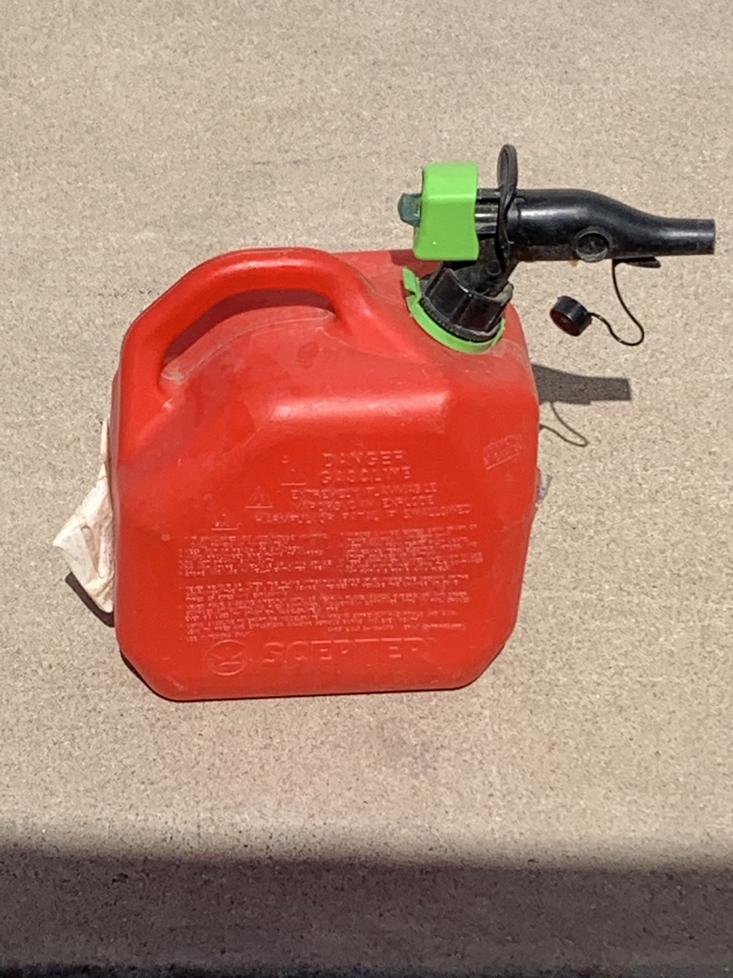 Portable Red Fuel Gas Canister Fuel Gasoline For Sale