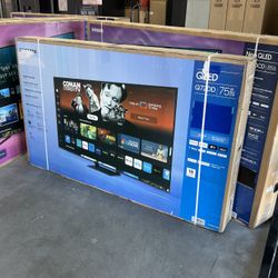 75” SAMSUNG QLED Q72D 4K HDR SMART TV 