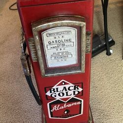 Wood Gas Pump Cd holder 33inch