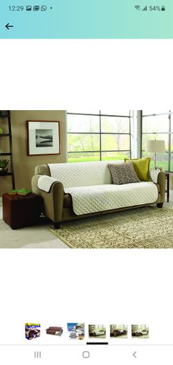 Quilted Sofa And Loveseat Riversable Covers.