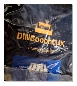 Queen DINBooonLUX 12" Hybrid Mattress — Sealed in Plastic + Elevated Frame