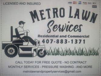 Lawn Care Power Washing
