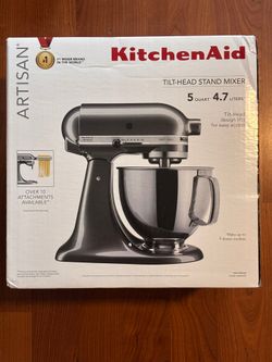 Brand New Sealed Kitchen-Aid Artisan Mixer 5 Qt
