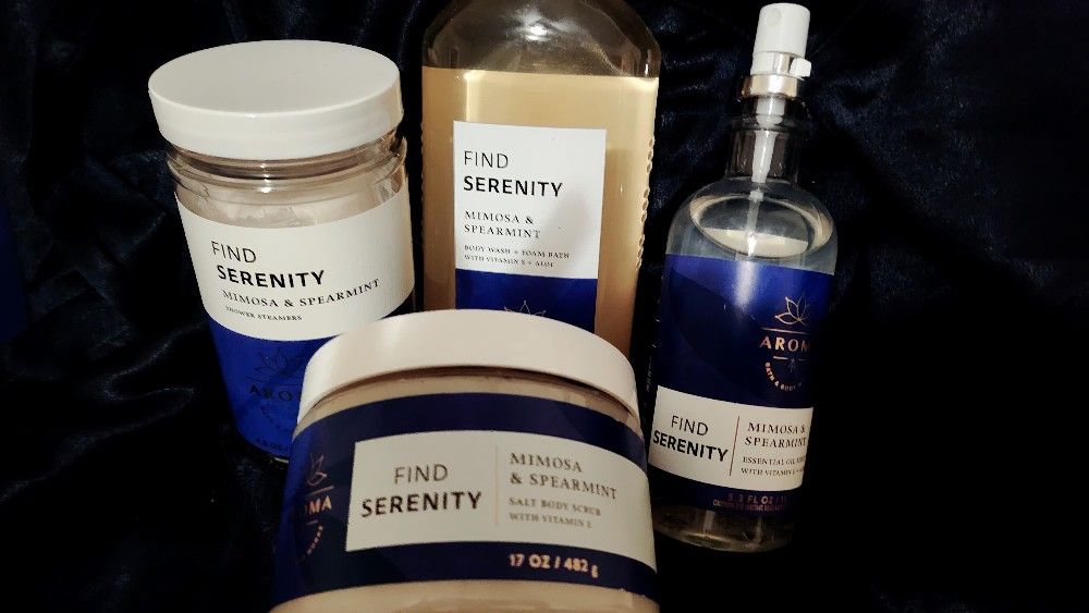 NEW, BBW AROMATHERAPY FIND SERENITY