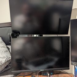 Dual Monitor Stack Mount 