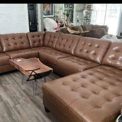 Baskove Audubon 4 Piece Sectional $10 Down Payment And Financing Available